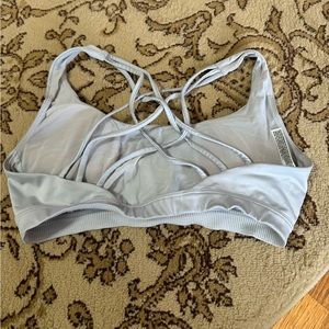 Cross back sports bra